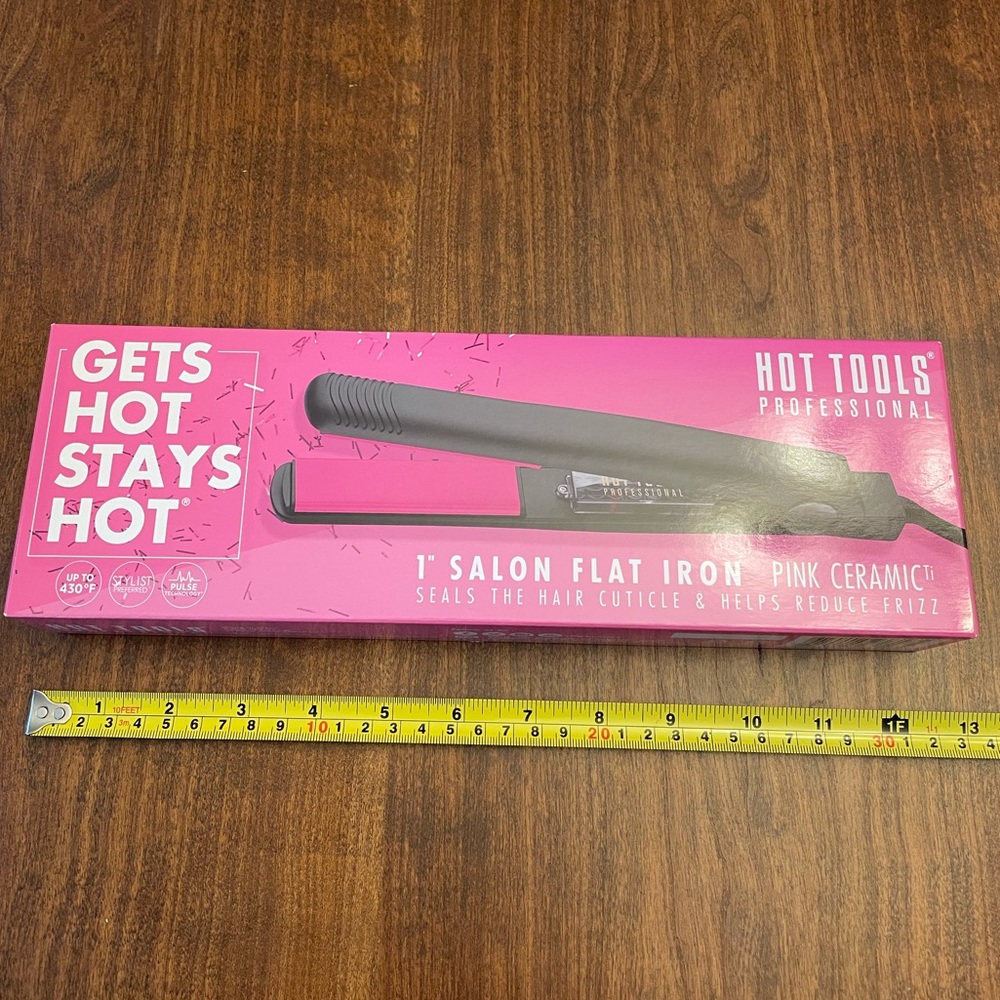 Ceramic 1 inch hair flat iron straightener